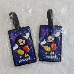 Disneyland Resort Mickey Mouse Luggage Tags - Set of 2